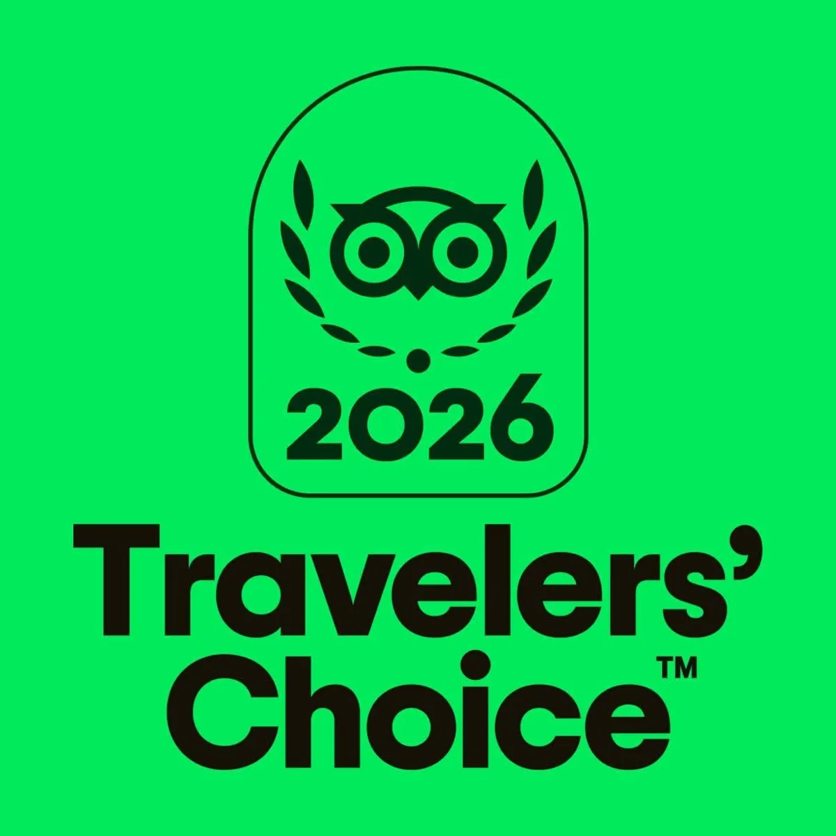 Tripadvisor Travelers’ Choice 2026 award